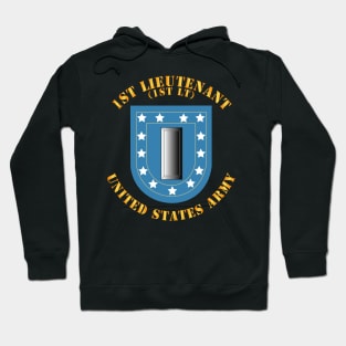 Army - 1st Lieutenant Flash w Rank - 1LT Hoodie